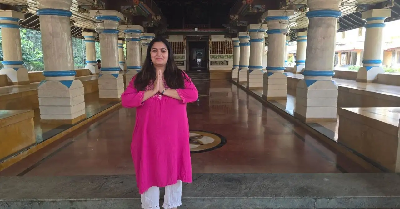 Historic temple in South Goa on a guided heritage tour